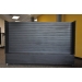 Rolling Slatwall Fixture,1x  8'x3'x5' High,  Black